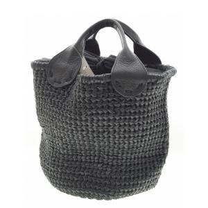 POMTATA / ポンタタ AMICO BASKET TOTE レザーメッシュ トートバッグ｜kanful