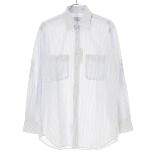 dunhill / ダンヒル DFJ1G EU50 ENGINEERED FIT ストライプ 長袖シ...