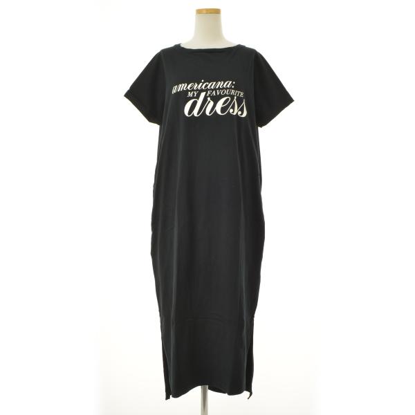 Americana / アメリカーナ My Favourite Dressマキシ フレンチスリーブワ...