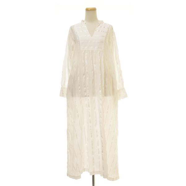ne QUITTEZ pas / ヌキテパ Dobby Stripe Shirt Dress ドビー...