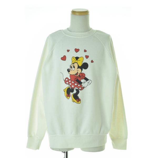 DISNEY / ディズニー 80s Minnie Mouse ミニーマウス 長袖スウェット