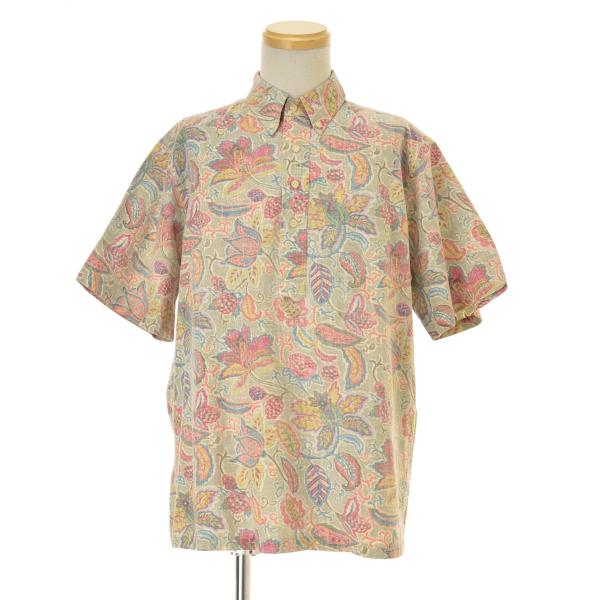 REYN SPOONER / レインスプーナー 90s ビキニタグ 総柄 ボタンダウン プルオーバー...