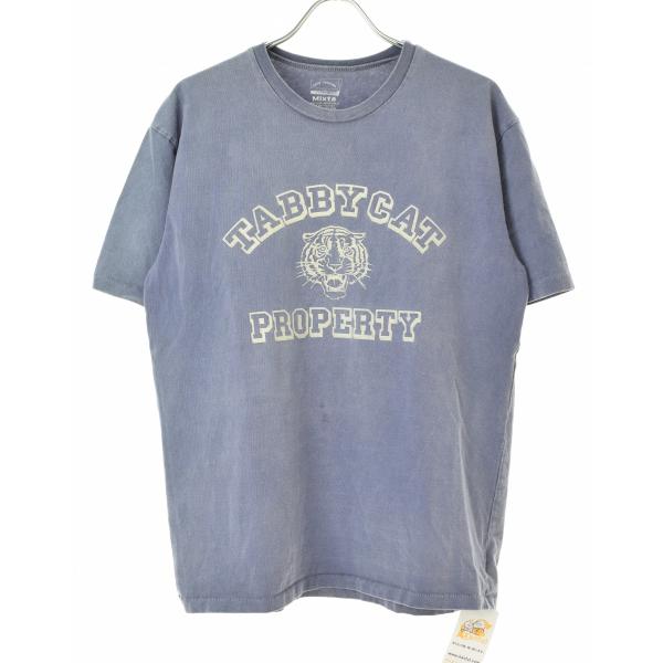 MIXTA / ミクスタ USA製 TABBY CAT PROPERTY フロッキー 半袖Tシャツ