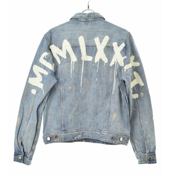 GUESS / ゲス M84XN1R2IB2 REX DENIM JACKET ダメージ加工 デニム...