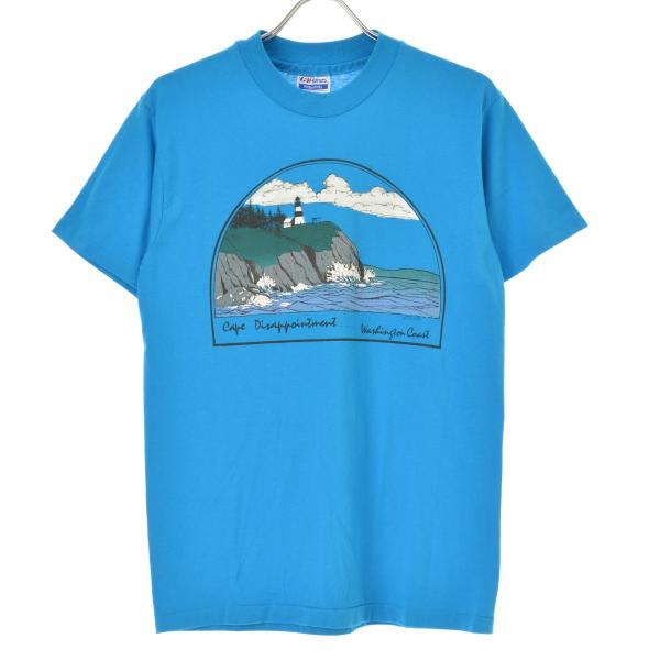 HANE&apos;S / ヘインズ 80s Washington Coast 風景画 半袖Tシャツ