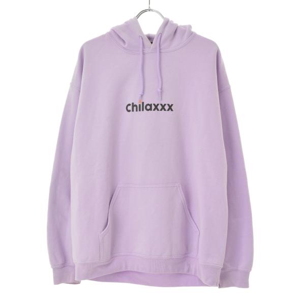 chilaxxx / チラックス MATCH マッチ ロゴプリント プルオーバー スウェットパーカー