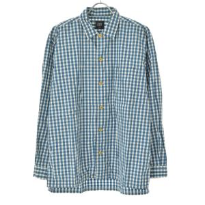 UNITED ARROWS Green Label Relaxing / ユナイテッドアローズグリーンレーベルリラクシング GLR/ lab ギンガムチェック ギャザー 長袖シャツ｜kanful