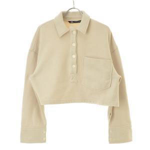 ZARA / ザラ ショート丈 クロップド丈 プルオーバー 長袖スウェット｜kanful