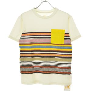 TORY BURCH / トリーバーチ 57213 ポケット付ランダムボーダー 半袖Tシャツ｜kanful