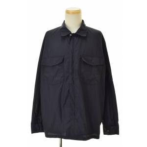 AURALEE / オーラリー A20SS01NL LIGHT NYLON ZIP SHIRT ライトナイロン ジップ シャツ 長袖シャツ｜kanful