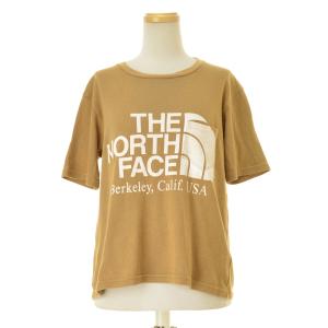 美品 THE NORTH FACE PURPLE LABEL ノースフェイス パープルレーベル アシンメトリー ロゴTシャツ N25SH117 サイズS パープルネイビー レディース 古着 中古 USED THE NORTH FACE - 美品 THE NORTH FACE PURPLE LABEL ノースフェイス