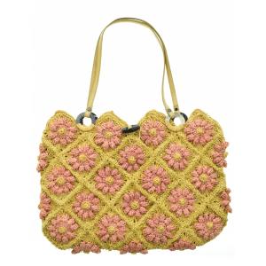 美品 18AW ジャマンピュエッシュ ハンドバッグ トートバッグ ビーズ 刺繍 美品 18AW ジャマンピュエッシュ ハンドバッグ トートバッグ