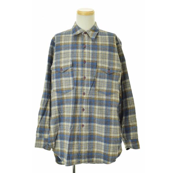PENDLETON / ペンドルトン 70s 2ポケット ウールチェック 長袖シャツ