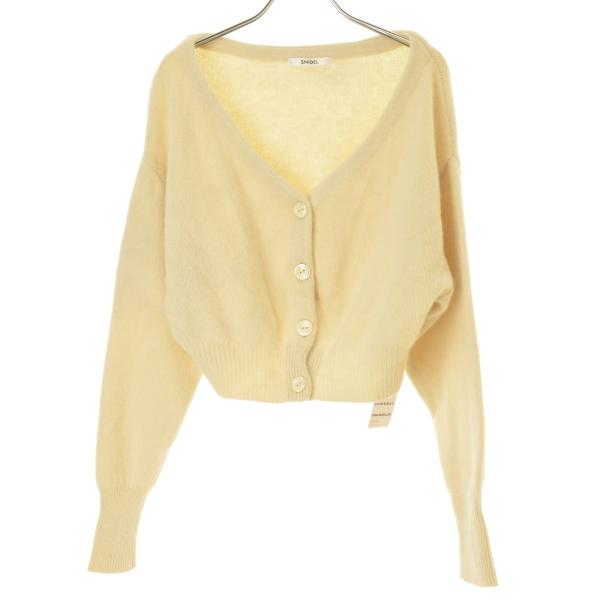 SNIDEL / スナイデル 23AW SWNT234021 ファーライクニットカーデ 長袖カーディ...