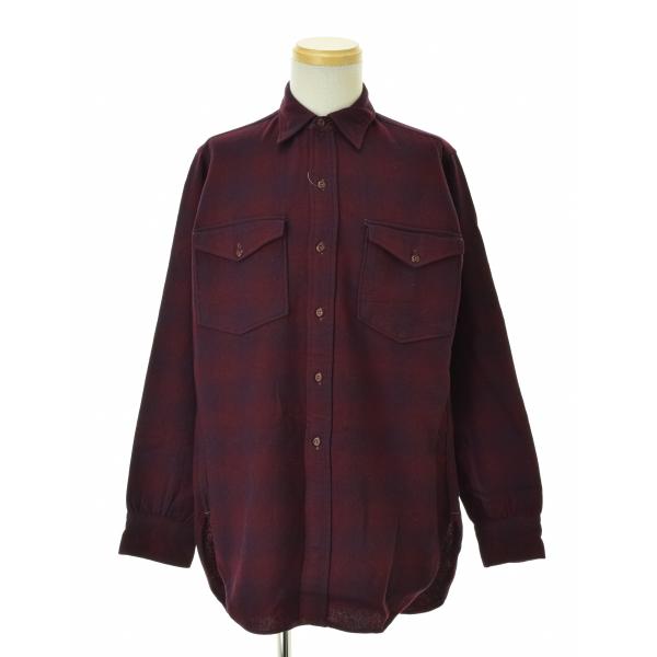 PENDLETON / ペンドルトン 50s 2ポケット オンブレチェック ウール 長袖シャツ