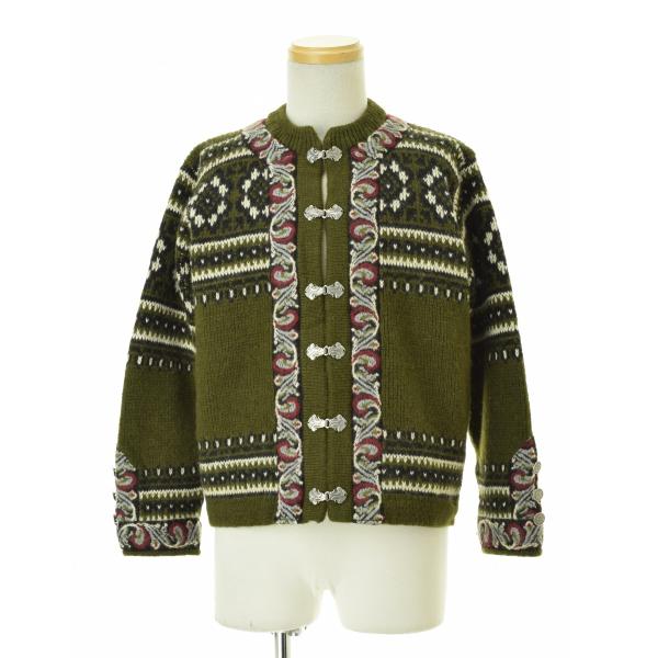 nordstrikk 80s チロリアンノルディック柄 長袖カーディガン