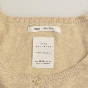 ZARA / ザラ フリルニット 長袖カーディガンの詳細画像2