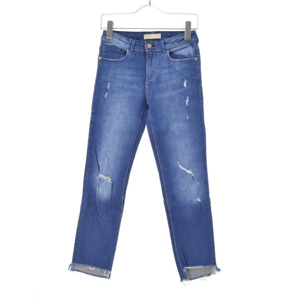 ZARA / ザラ ダメージ加工 スキニー デニムパンツ