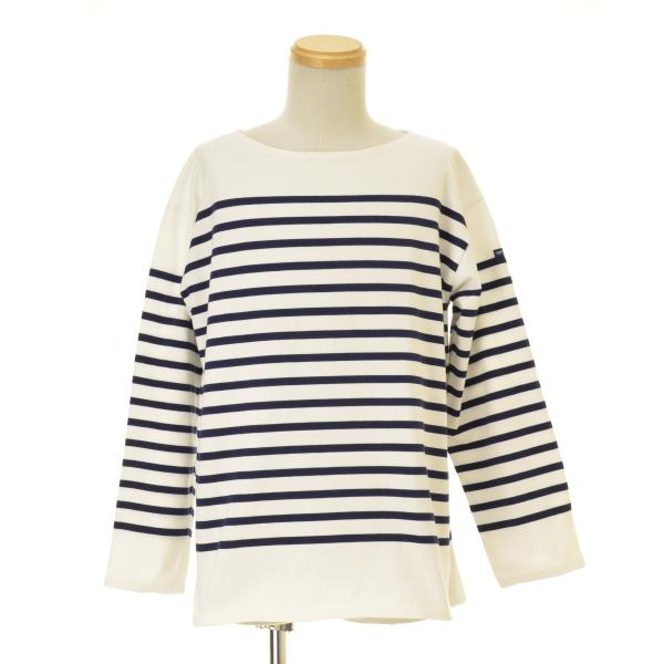 SAINT JAMES / セントジェームス 99JC162 ナヴァル バスクボーダー 七分袖Tシャ...