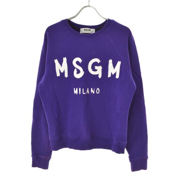 MSGM / エムエスジーエム 2542MDM189 ロゴプリント 長袖スウェット