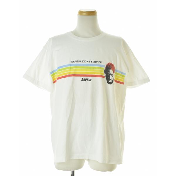 SAPEur / サプール Rainbow Tee デニスロッドマン 半袖Tシャツ