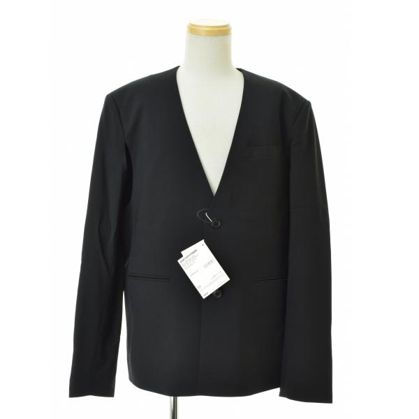 SOFTHYPHEN SLIT SHOULDER NOCOLLAR JACKET ジャケット