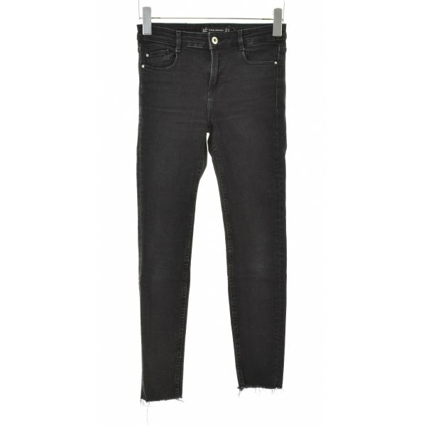 ZARA TRF / ザラティーアールエフ ストレッチスキニー ブラック デニムパンツ