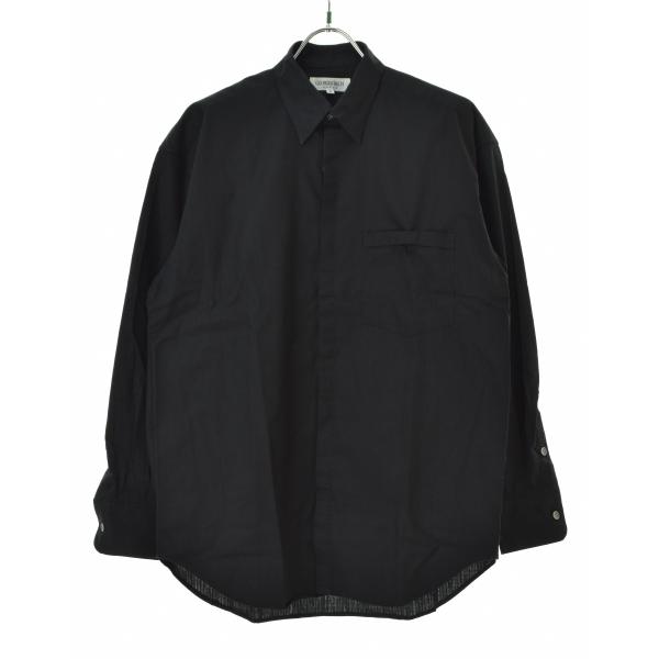 GEORGES RECH / ジョルジュレッシュ リップストップ 比翼ボタン 長袖シャツ
