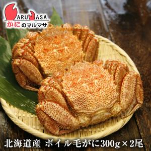 ボイル毛がに 300g 2尾セット 翌日便対応 北海道産 かにのマルマサ 極上毛ガニ カニ かに 蟹 毛蟹 毛ガニ 通販 贈り物 道産品 お中元 ギフト