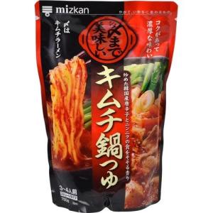 ミツカン 〆まで美味しいキムチ鍋つゆ ストレート 750g｜kani