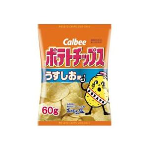 カルビー ポテトチップス うすしお味 1箱60g12袋入｜kani