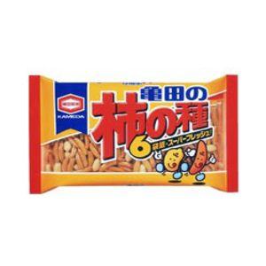 亀田製菓 亀田の柿の種 小袋 6袋詰 (180g・約30g×6個包) 1箱12入