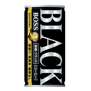 BOSS（サントリー） サントリー BOSS(ボス) 無糖ブラック 185g缶×30本