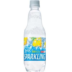 サントリー 天然水 スパークリング レモン ペット500ml1箱24本｜kani