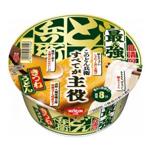 送料無料 日清食品 日清の最強どん兵衛 きつねうどん 93g×24個 : 御用