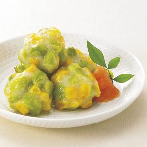 ニチレイ 枝豆ととうもろこしのつまみ揚げ 1kgの詳細画像1