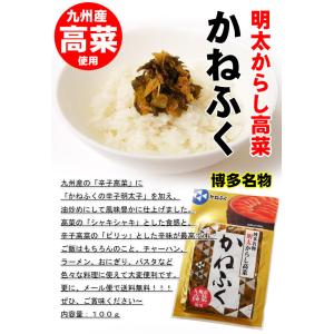 かねふく 明太 からし高菜 100g 送料無料...の詳細画像1