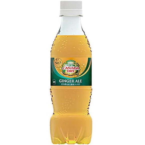 コカ・コーラ社 カナダドライ ジンジャーエール ペット350ml1箱24本