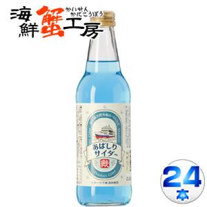 サイダー ご当地サイダー あばしりサイダー 340ml瓶×24本 炭酸 飲料 ドリンク 飲み物 北海道 網走 流氷 砕氷船 おーろら 公式 御祝 お取り寄せ ギフト グルメ｜kanikoubou