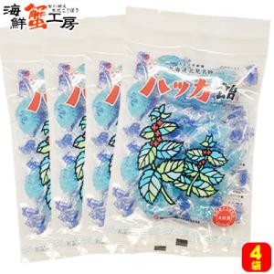 ハッカ飴 100g 4個セット 永田製飴 北海道 北見 名物 お土産 のど飴 キャンディー メール便...