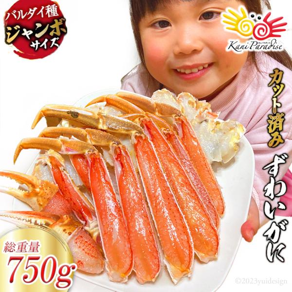 カット済み オオズワイガニ むき身セット 600g(総重量750g) かに鍋 かにしゃぶ 贈り物 バ...