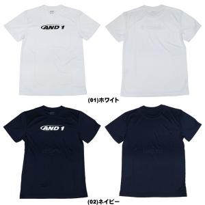 メール便無料 アンドワン AND1 Tシャツ J HOOK LOGO TEE 63102 バスケット｜kanisponet