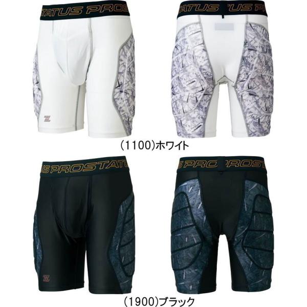 メール便無料 ゼット プロステイタス スライディングパンツ パッド付き スラパン BP472P