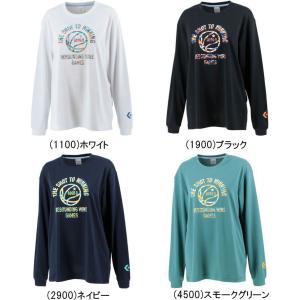 メール便無料 コンバース レディース  プリントロングスリーブ 長袖 Tシャツ CB322353L 女性 女子｜kanisponet