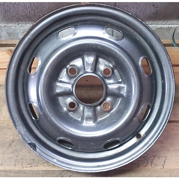 鉄 スチール ホイール 15インチ 1本 日産 純正 14×5J 4穴 PCD 114.3 ハブ径 ...