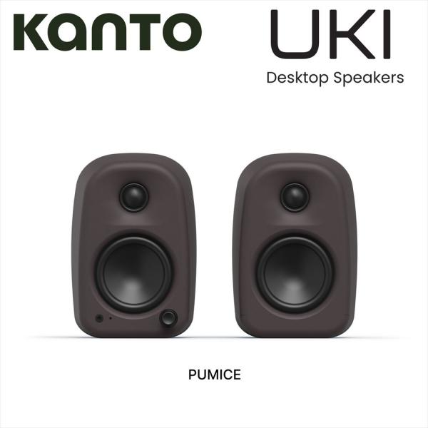 Kanto Audio コンパクトデスクトップアクティブスピーカー UKI PUMICE USB-C...