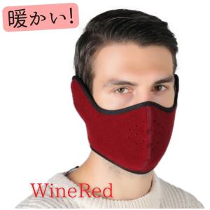 防寒 フェイスマスク ブラック 男女兼用 フェ...の詳細画像2
