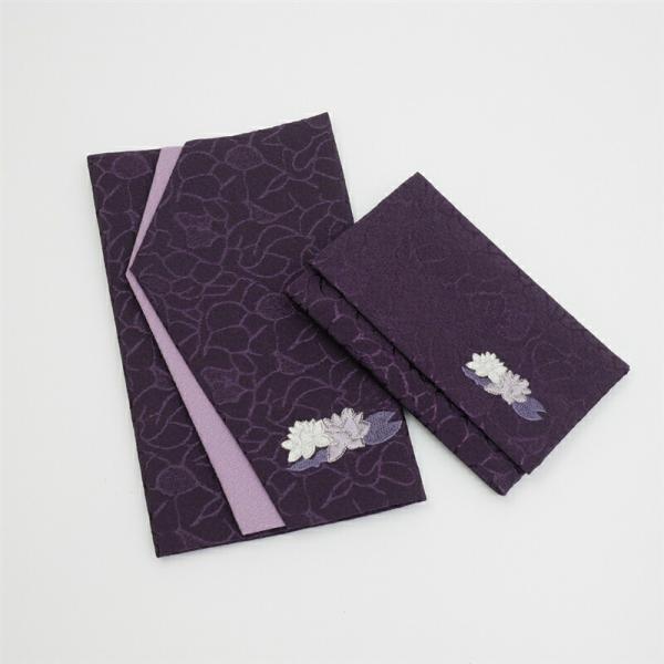 刺繍ふくさ 念珠ケース（ティッシュケース兼用）セット