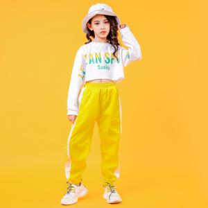 キッズダンス衣装 ジャズダンス セットアップ キッズ ヒップホップ 子供服 HIPHOP ヘソ出し トップス パンツ 原宿系 ステージ衣装 おしゃれ 発表会 団体服｜kankitisyouten