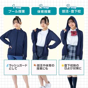 シャインガード ラッシュガード 夏 パーカー ...の詳細画像1